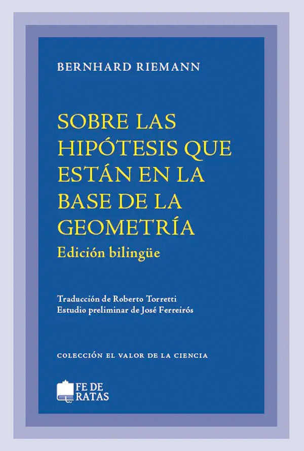 Sobre las hipótesis que están en la base de la geometría