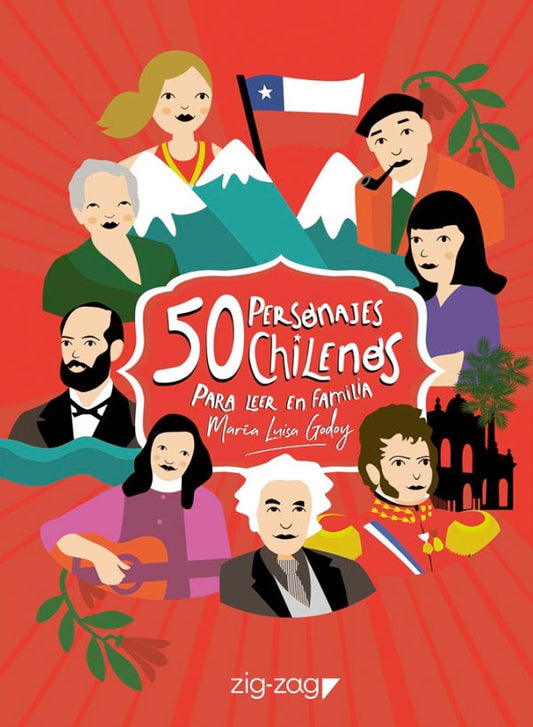 50 Personajes chilenos para leer en familia