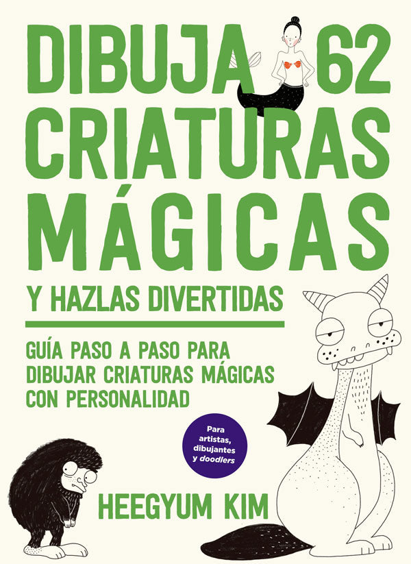 Dibuja 62 criaturas mágicas y hazlas divertidas
