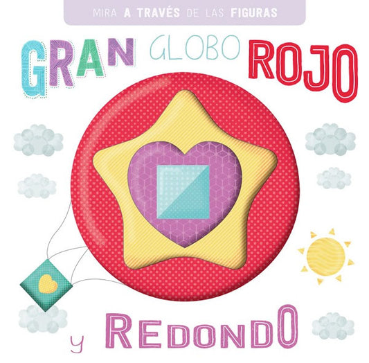 Gran globo rojo y redondo