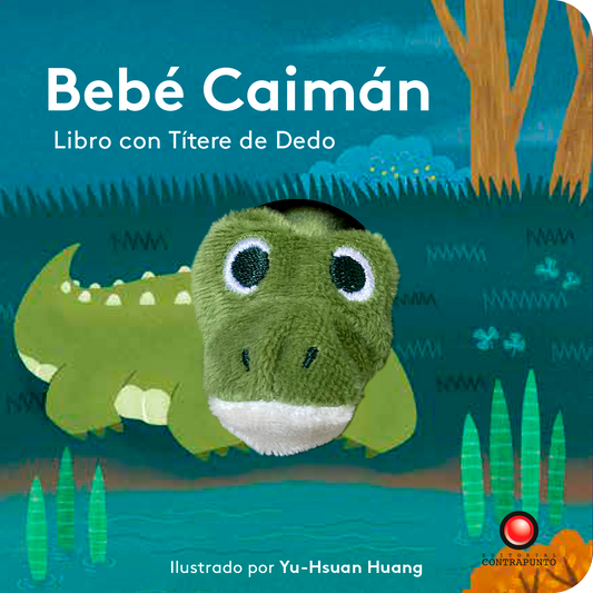 Bebé Caimán. Libro con títere de dedo