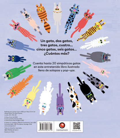 Un gato, dos gatos. Un libro para contar