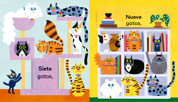 Un gato, dos gatos. Un libro para contar