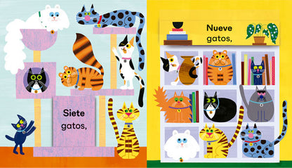 Un gato, dos gatos. Un libro para contar
