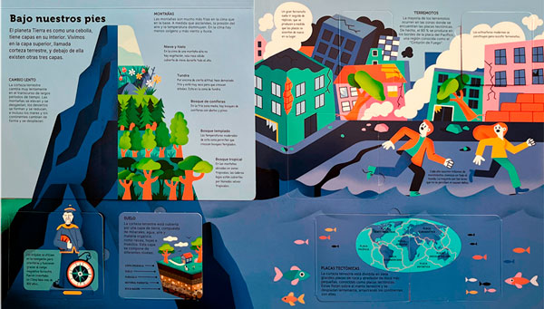 Planeta tierra. Con pop-ups