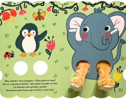 ¿De quién son estas patas? Pingüino de pregunta