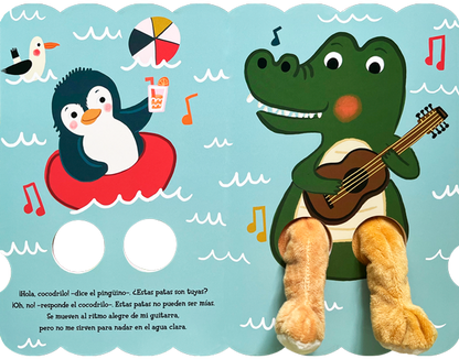 ¿De quién son estas patas? Pingüino de pregunta