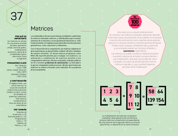 Matemáticas. 100 Ideas en poco mas de 100 palabras