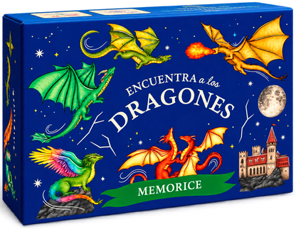 Encuentra a los dragones. Memorice
