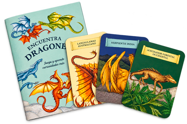Encuentra a los dragones. Memorice