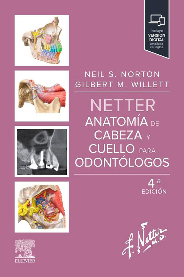 Netter. Anatomía de cabeza y cuello para odontólogos 4ª Ed.