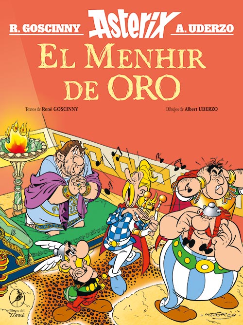El menhir de oro. Asterix ilustrados