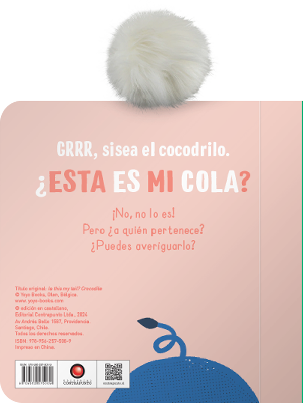 Cocodrilo. ¿Esta es mi cola?