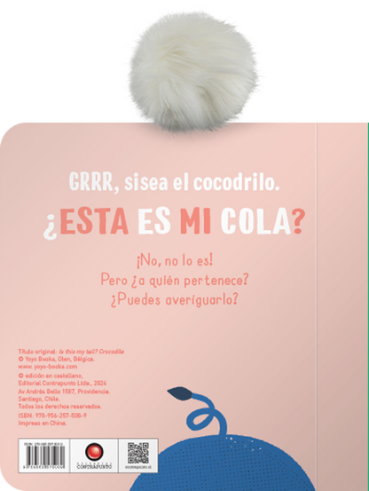 Cocodrilo. ¿Esta es mi cola?