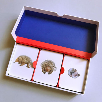 Familias animales. Juego de memoria