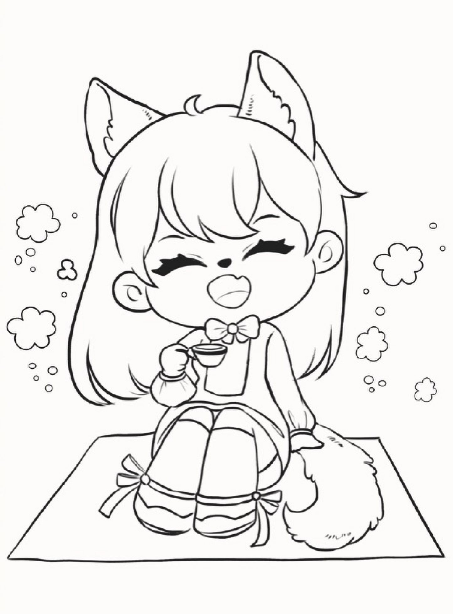 Mundo Kawaii Manga. Un gran libro para colorear