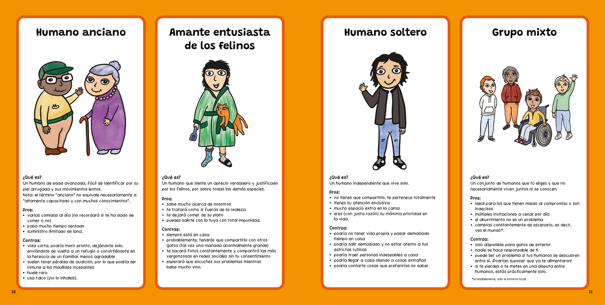 Cómo adoptar un humano. Una guía para gatos