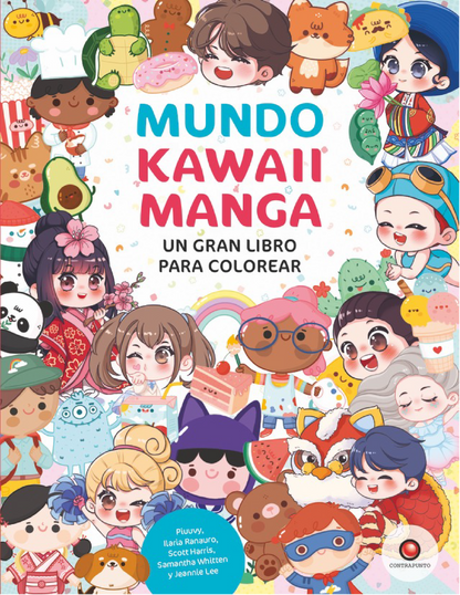 Mundo Kawaii Manga. Un gran libro para colorear