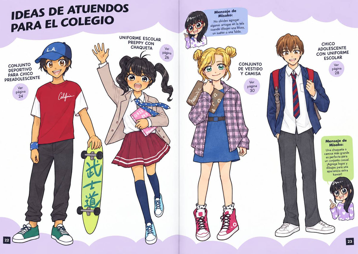 Cómo dibujar manga Kawaii. Moda