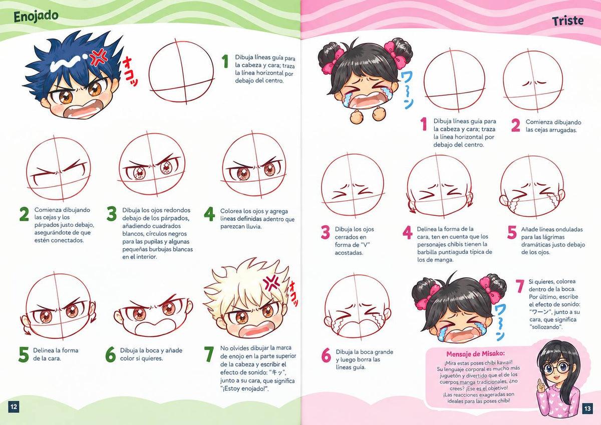 Cómo dibujar manga Kawaii. Chibis