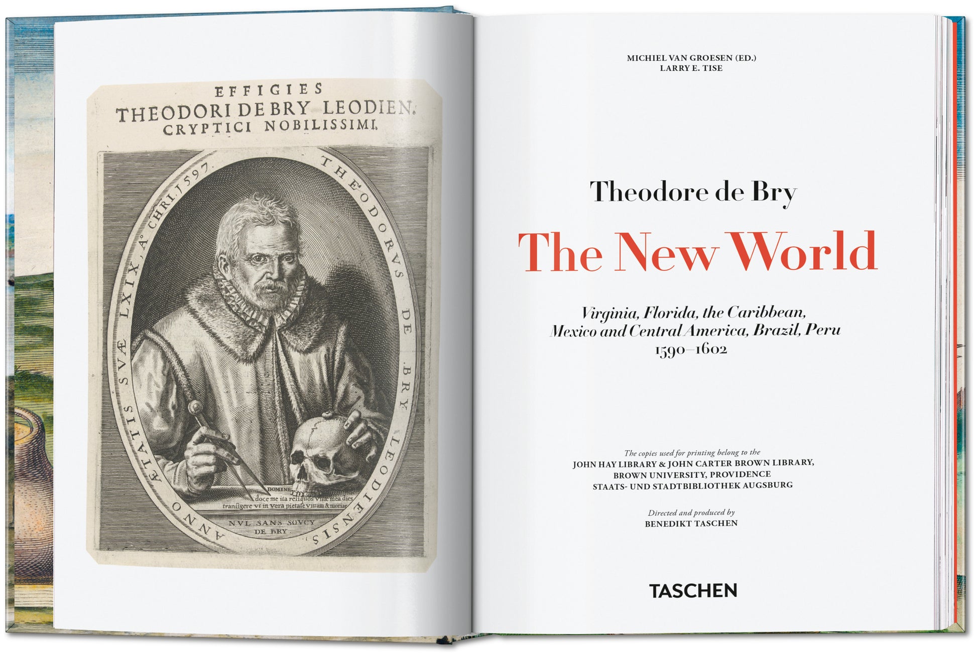Theodore de Bry. The New World. 45th Ed.
