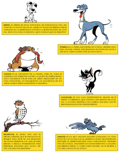 Idefix y los irreductibles. Asterix