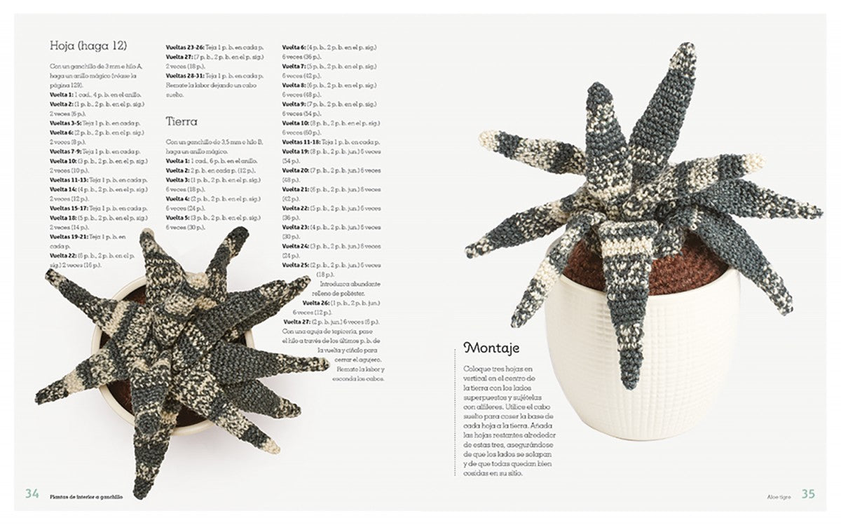 Plantas de interior a ganchillo (crochet)