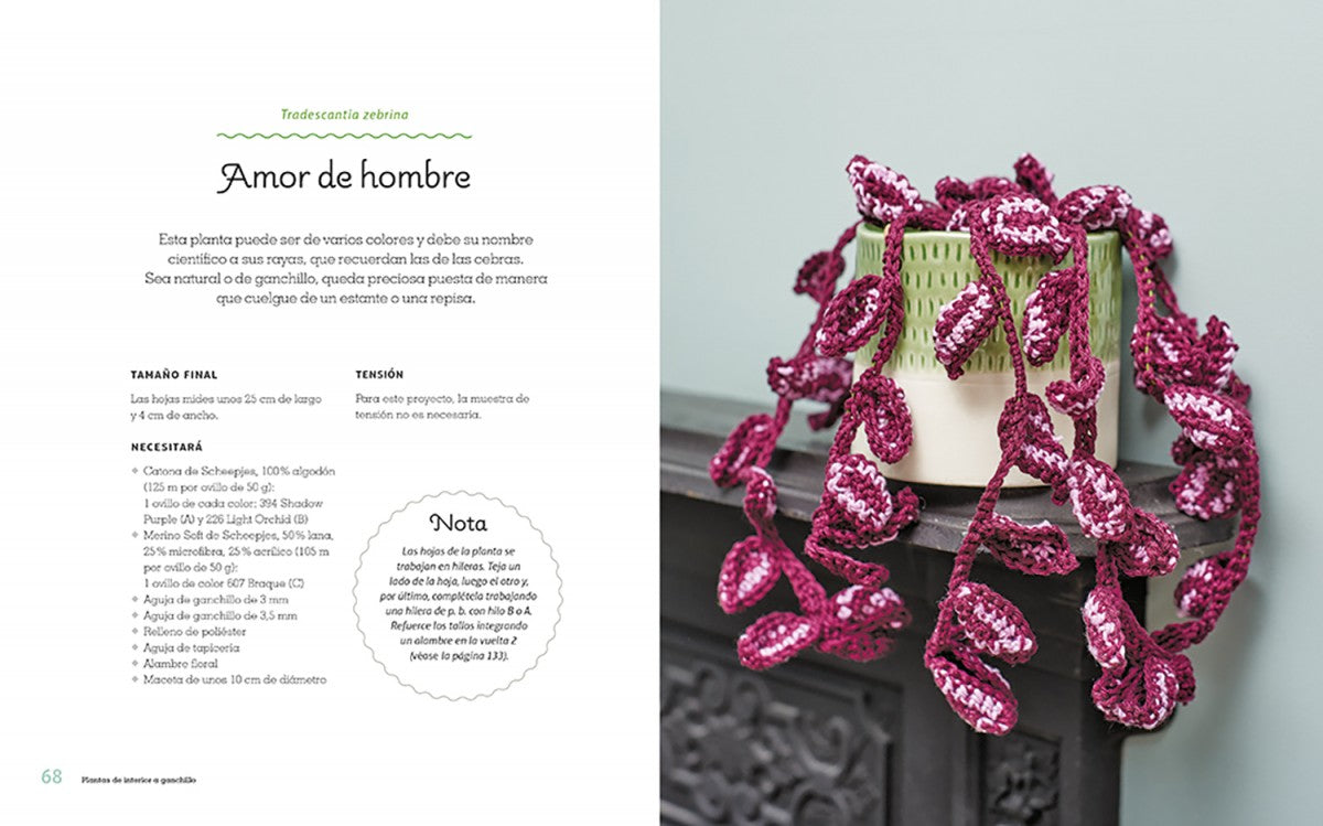 Plantas de interior a ganchillo (crochet)