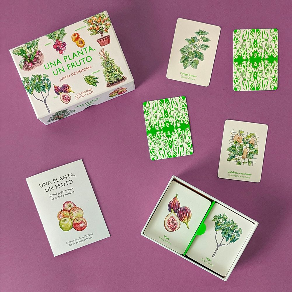 Una planta, un fruto. Juego de memoria