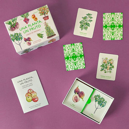 Una planta, un fruto. Juego de memoria